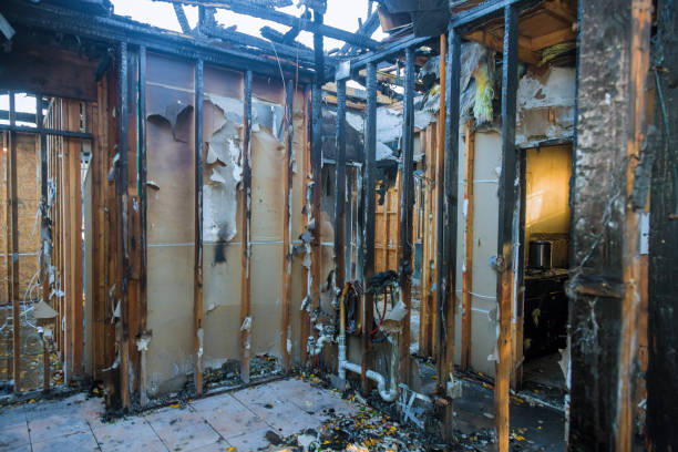 Professional Fire Damage Removal technician working in Ashburn, VA